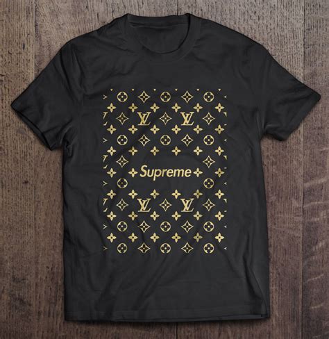 louis vuitton supreme men's t shirt